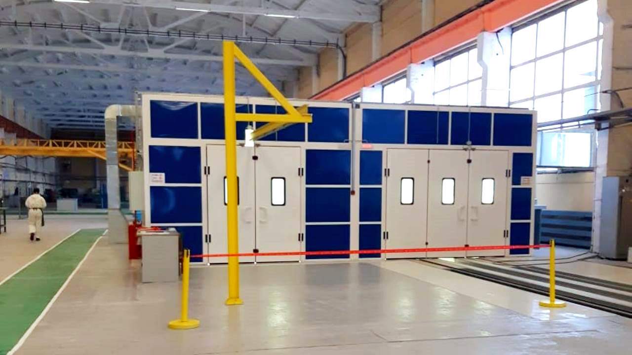 На «ДМЗ» заработала уже вторая Окрасочно-сушильная камера «Novateck»