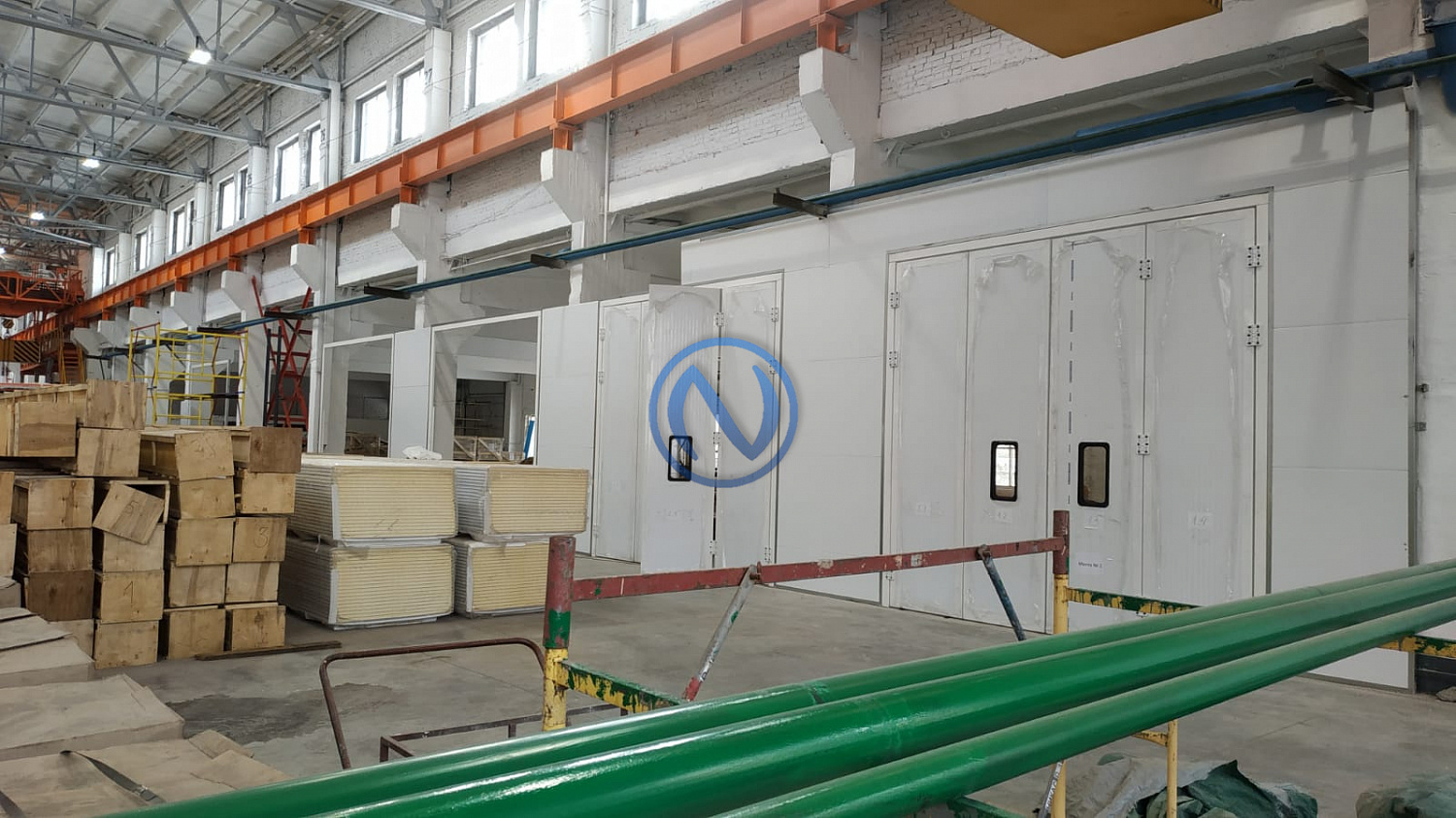 Новый окрасочно-сушильный  комплекс «Novateck» для машиностроительного предприятия в Челябинске
